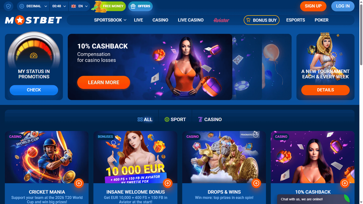 Mostbet ekran görüntüsü 3